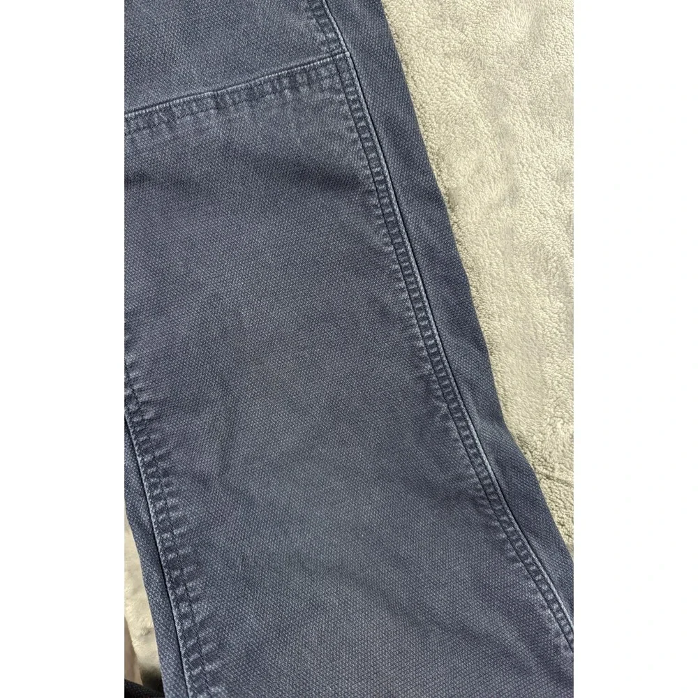 Best Made Co. Pants Mens 34x30 Blue Canvas Double Knee Workwear Stretch Utility